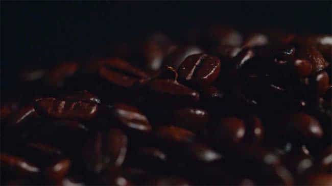 A zoom picture of coffee taken by rokafilms