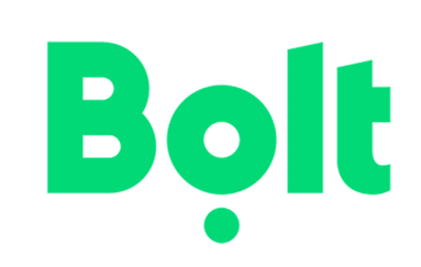 Logo of a transportation application called Bolt